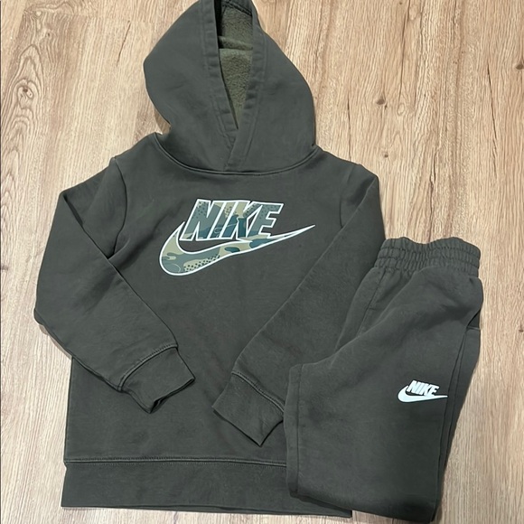 Nike Kids' Hoodie and Joggers Set - Charcoal - Picture 1 of 7